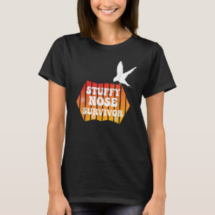 T-shirt Survivant vintage du nez farci