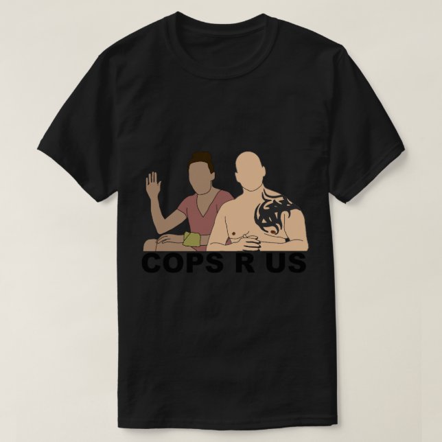 T-shirt Survivante de CBS Sarah &amp_ Tony- Cops R Us (Design devant)