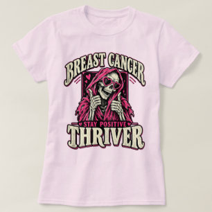 T-shirt Survivante du cancer du sein Rose Reaper Funny