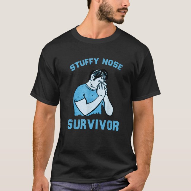 T-shirt Survivante du nez Stuffy Homme Femmes 9 (Devant)
