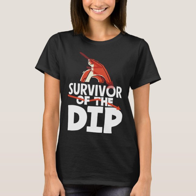T-shirt Survive The Dip Trading Day Investor Day (Devant)