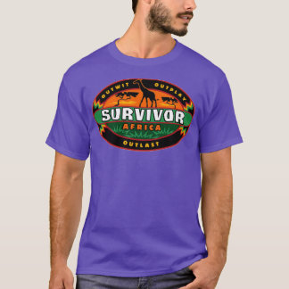 T-shirt Survivor Africa Fans Outtwit Outplay Outplay Outla