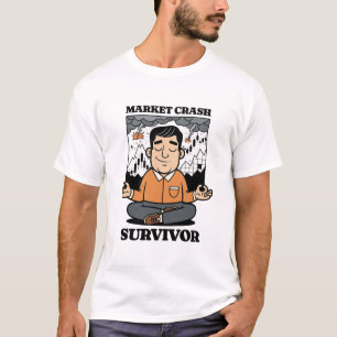 T-shirt Survivor - Crypto Trader Mème Design