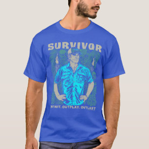 T-shirt Survivor Jeff Outwit Outplay Outlast Officiellemen