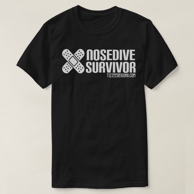 T-shirt Survivor Nosedive Onewheel ESkate Skateboard (Design devant)