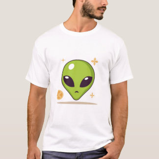 T-shirt Sushi Alien – Cute Minimal Food Art