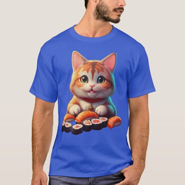 T-shirt Sushi Cat (Devant)