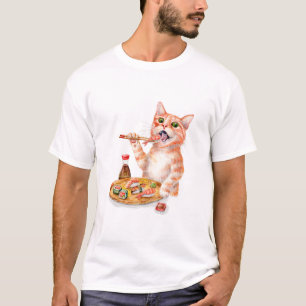 T-shirt Sushi Cat
