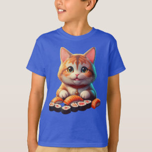 T-shirt Sushi Cat