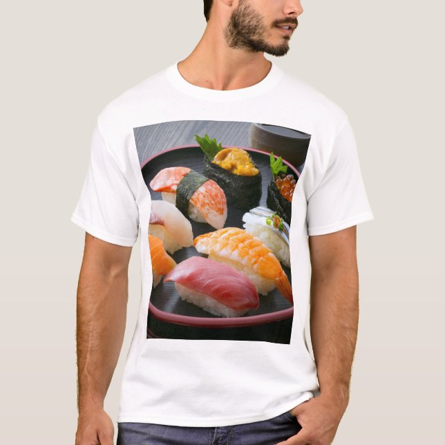 T-shirt Sushi Circle – Japanese Round Dance (Devant)