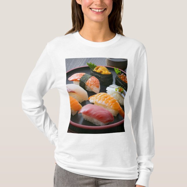 T-shirt Sushi Circle – Japanese Round Dance (Devant)