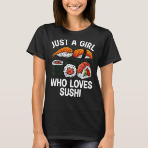 T-shirt Sushi cool Pour Femmes Ados Amateurs De Sushi Japo