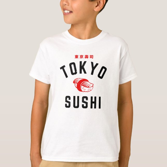 T-shirt sushi de Tokyo (Devant)