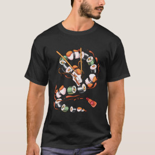 T-shirt Sushi Dragon Roll Japonais Nourriture Kawaii Drago