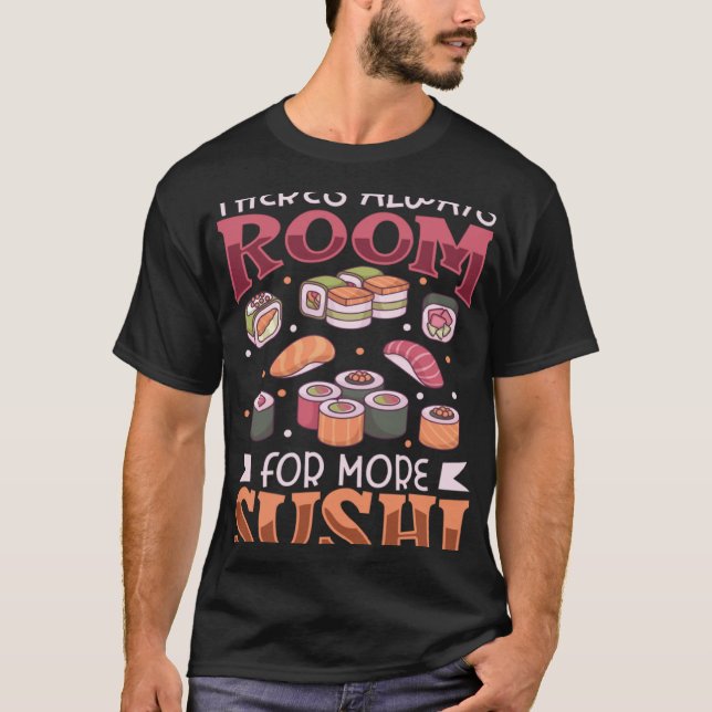 T-shirt Sushi Fan Japonais Food Footy Cuisine Japonaise Cu (Devant)