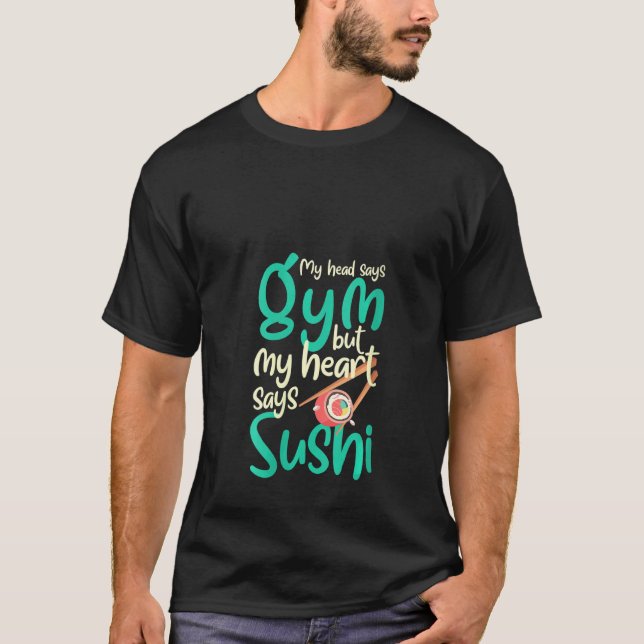 T-shirt Sushi femme design pour la cuisine japonaise Rice  (Devant)