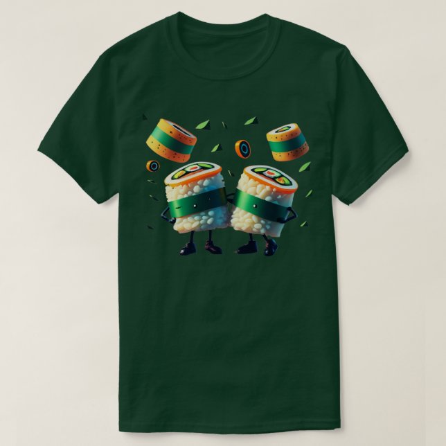 T-shirt Sushi Hug 1 (Design devant)