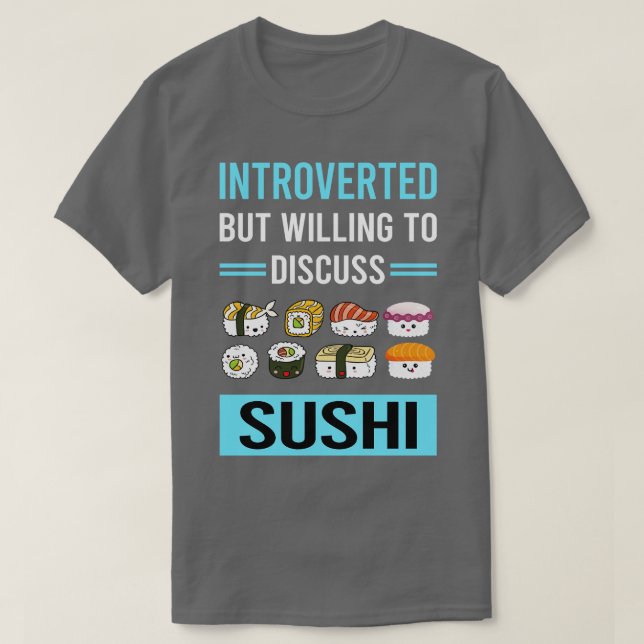 T-shirt Sushi introduit (Design devant)