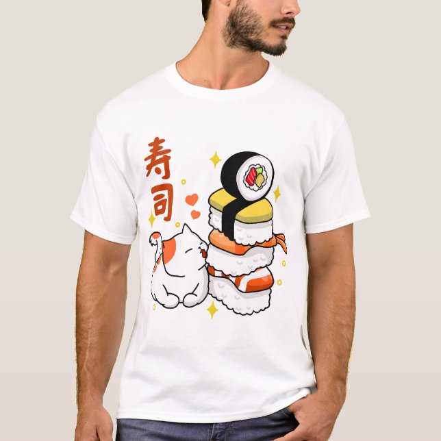 T-shirt Sushi Lover (Devant)