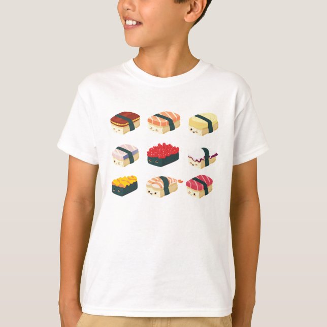 T-shirt Sushi mignons (Devant)