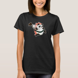 T-shirt Sushi Panda Cute Avec Crevettes Volant Sauce De So