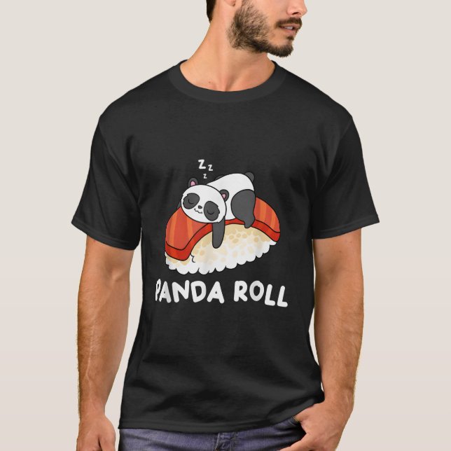 T-shirt Sushi Panda Roll (Devant)