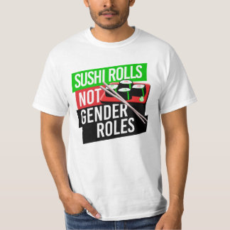 T-shirt Sushi Rolls pas les rôles de genre
