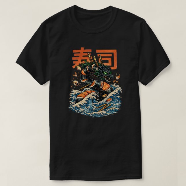 T-SHIRT SUSHI SEA DRAGON (Design devant)