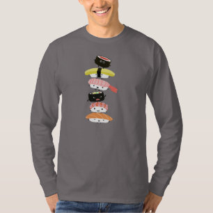 T-shirt Sushi Stack - Tour amusante d'amis Sushi Kawaii