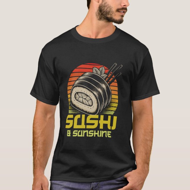 T-shirt Sushi & Sunshine Sushi Lover Cuisine (Devant)