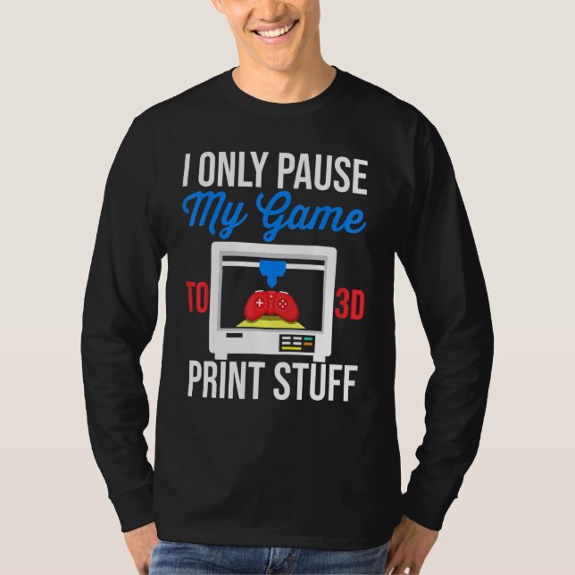 T-shirt Suspendre la résine d'impression 3D du film d'impr (Devant)
