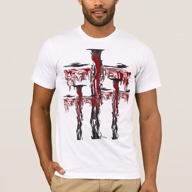T-shirt "Suspension bruinée" par Michael Crozz (Devant)