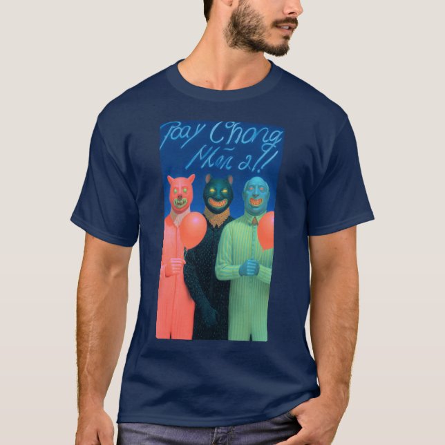T-shirt Suspicions guys with balloons   (Devant)