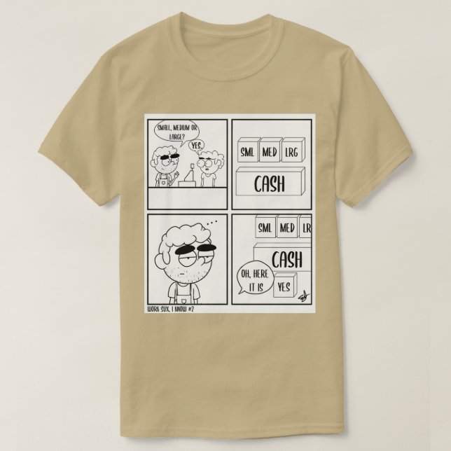 T-shirt Sux de travail 7 (Design devant)