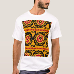 T-shirt Suzanne de tapis asiatique : Broderie traditionnel