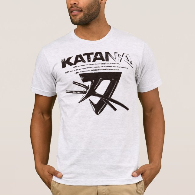 T-shirt Suzuki Katana Logo Black (Devant)