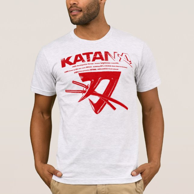 T-shirt Suzuki Katana Logo Red (Devant)