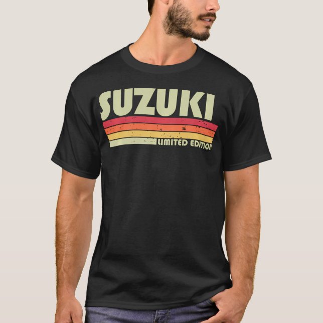 T-shirt Suzuki Retro Vintage (Devant)