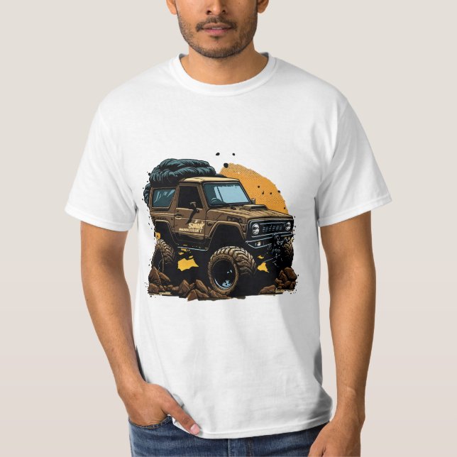 T-shirt Suzuki Samurai Rock Crawler (Devant)