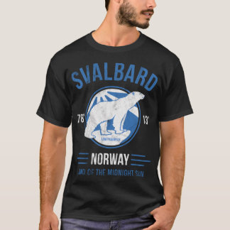 T-shirt Svalbard Norvège Ours polaire Arctique