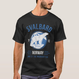 T-shirt Svalbard Norvège Ours polaires Longyearbyen Gif