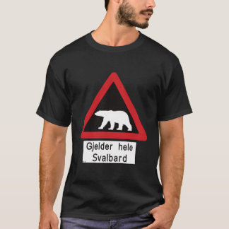 T-shirt Svalbard Ours Polaire Signal Gjelder Hele Spitsber