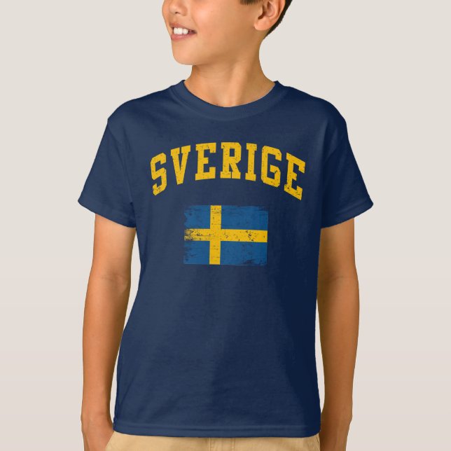 T-shirt Sverige (Devant)
