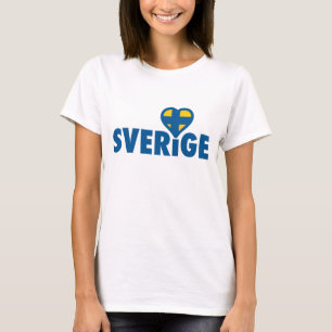 T-shirt Sverige avec amour