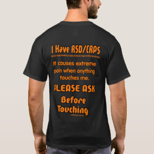 T-SHIRT SVP NE TOUCHEZ PAS ! ! … RSD/CRPS