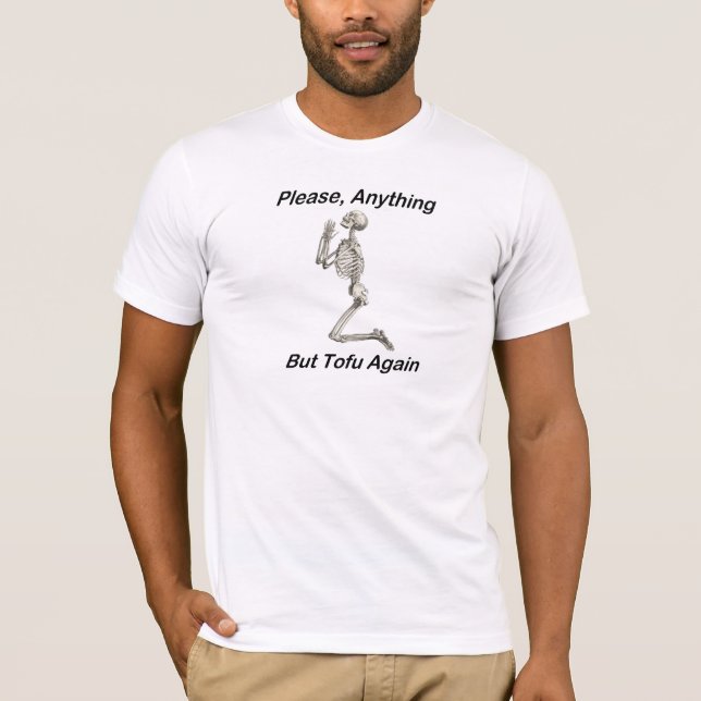 T-shirt Svp, quelque chose mais tofu encore (Devant)