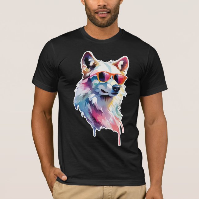 T-shirt swag de loup (Devant)