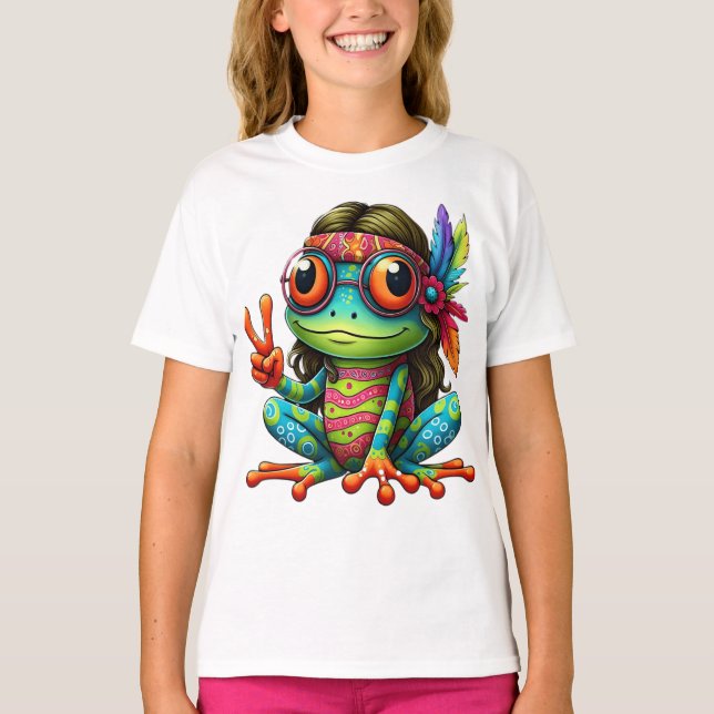 T-shirt Swag grenouille drôle (Devant)