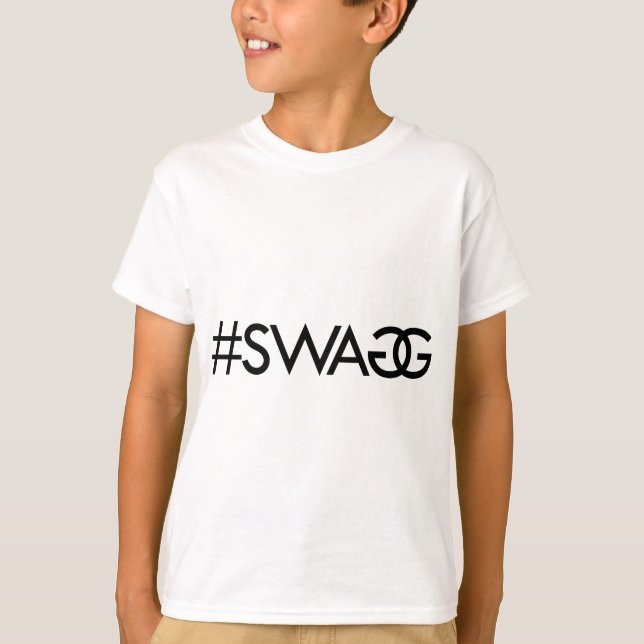 T-SHIRT SWAGG, #SWAGG (Devant)