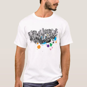 T-shirt swAGGER TM micro graffiti tee